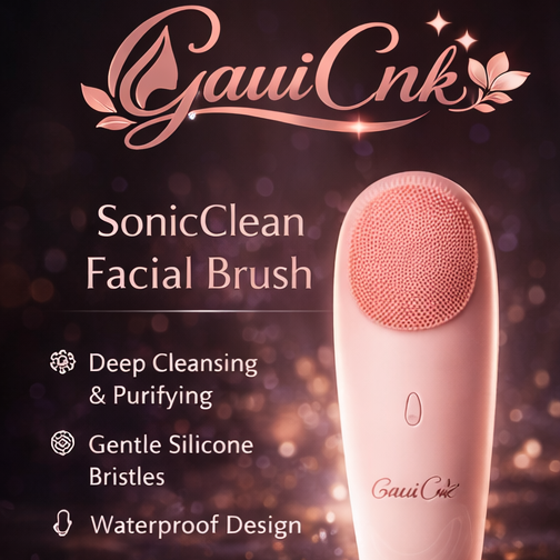 GauiCnk™ SonicClean Facial Brush – Deep Cleansing Pore Purifying Device